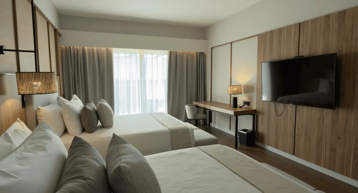 Habitación del Santo Domingo Bay después de la reforma de Elite